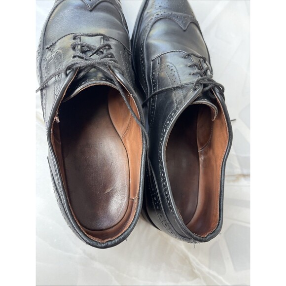 Allen Edmonds Stuttgart Black Wingtip Oxford Men Sz 11 D 9648 Leather Shoes main image 7